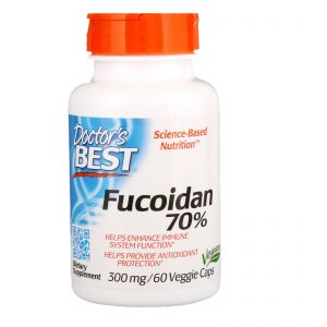 Comprar Doctor's Best, Best Fucoidan 70%, 60 Cápsulas Vegetais