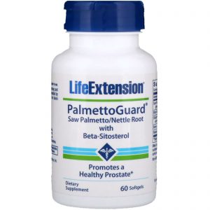 Comprar Life Extension, PalmettoGuard Saw Palmetto/Raiz de Urtiga com Beta-Sitosterol, 60 Softgels