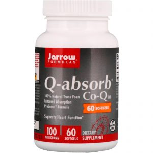 Comprar Jarrow Formulas, Q-absorb Co-Q10, 100 mg, 60 Cápsulas Softgel