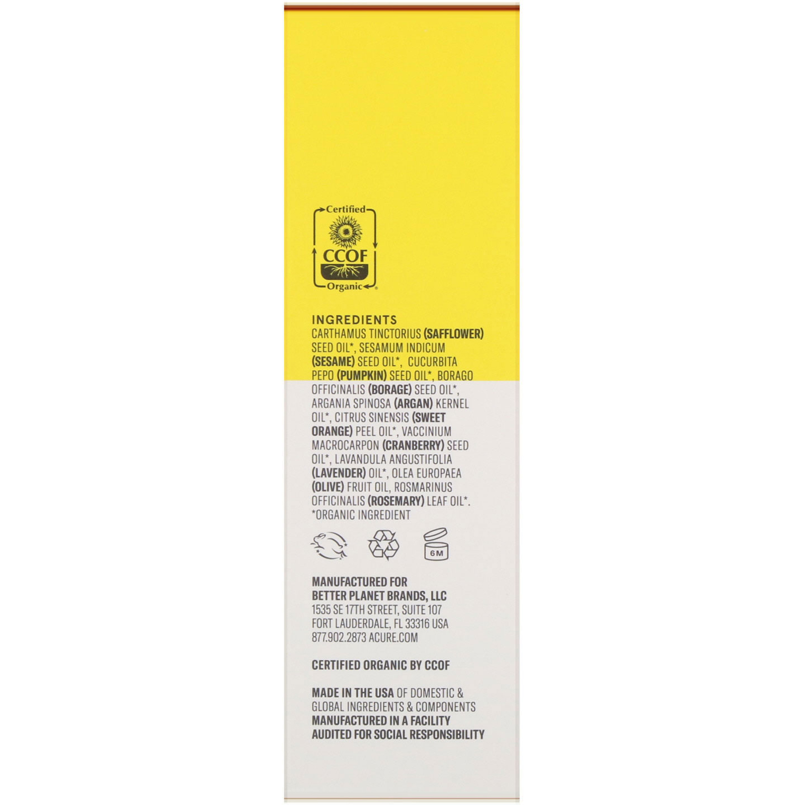 Comprar Acure, Brilliantly Brightening, Soro Iluminador, 30 ml (1 fl oz) - Imagem 3