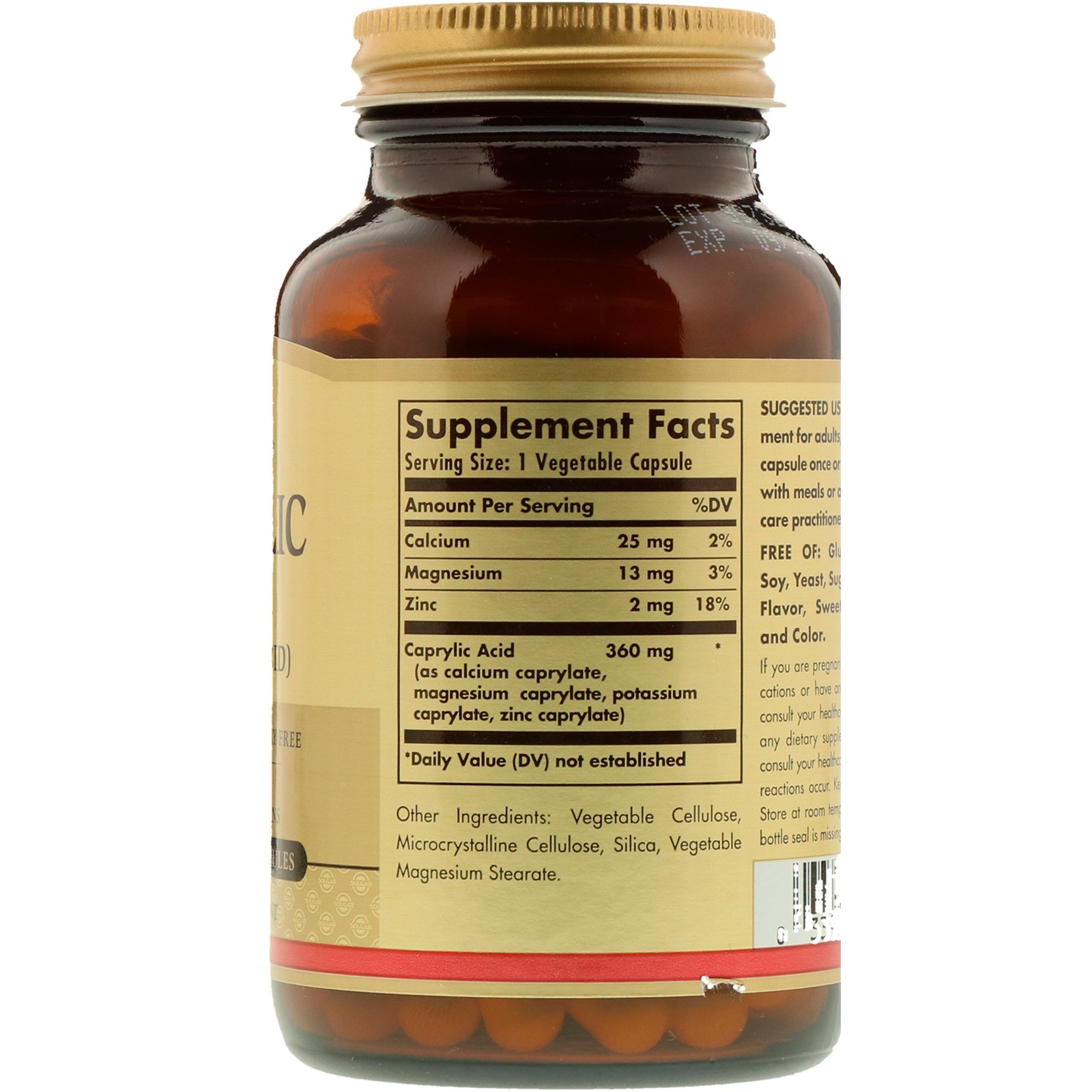 Comprar Solgar, Magnésio de Cálcio Plus Boron, 100 Cápsulas Vegetais - Imagem 2