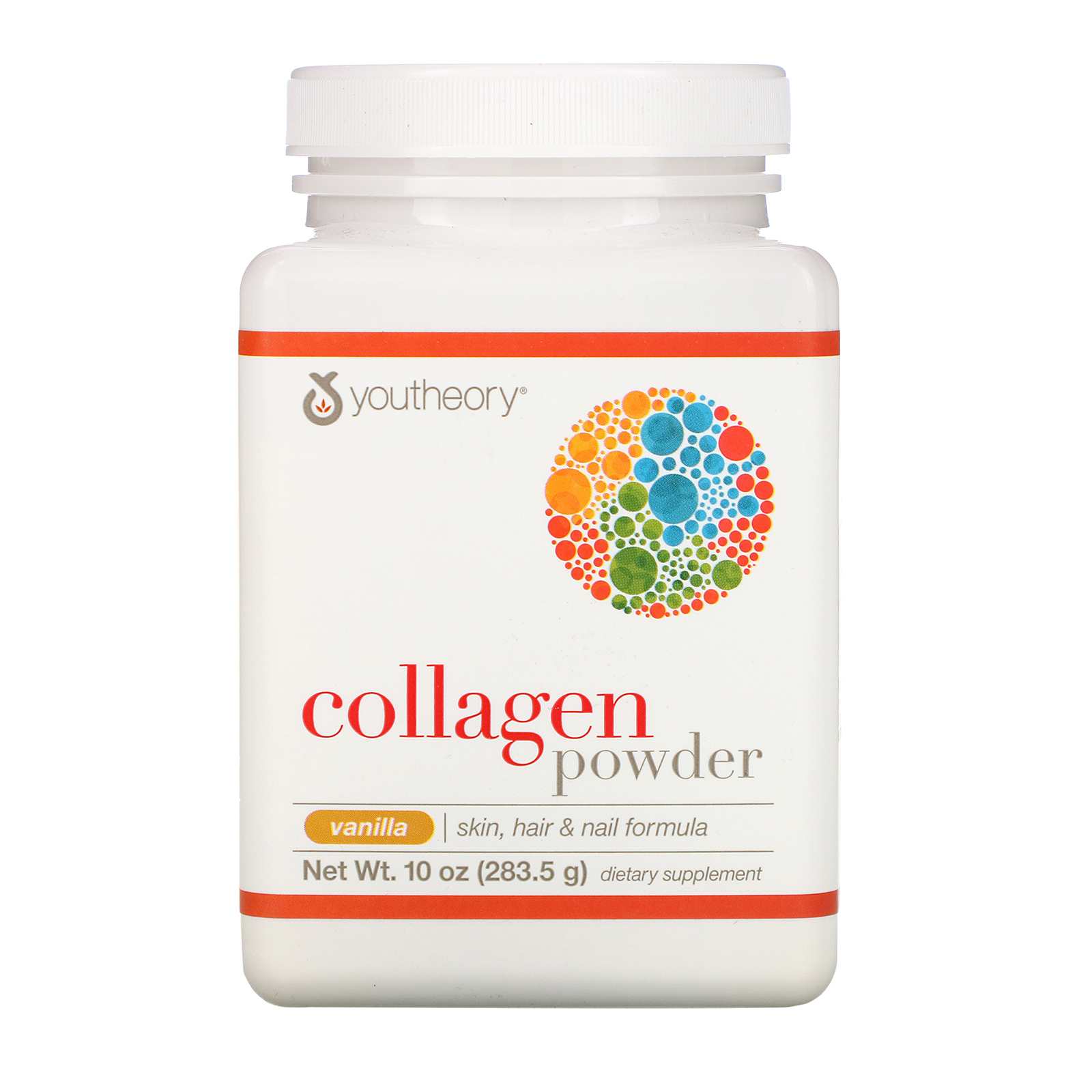 Comprar Youtheory, Collagen Powder, Vanilla, 10 oz (283.5 g)