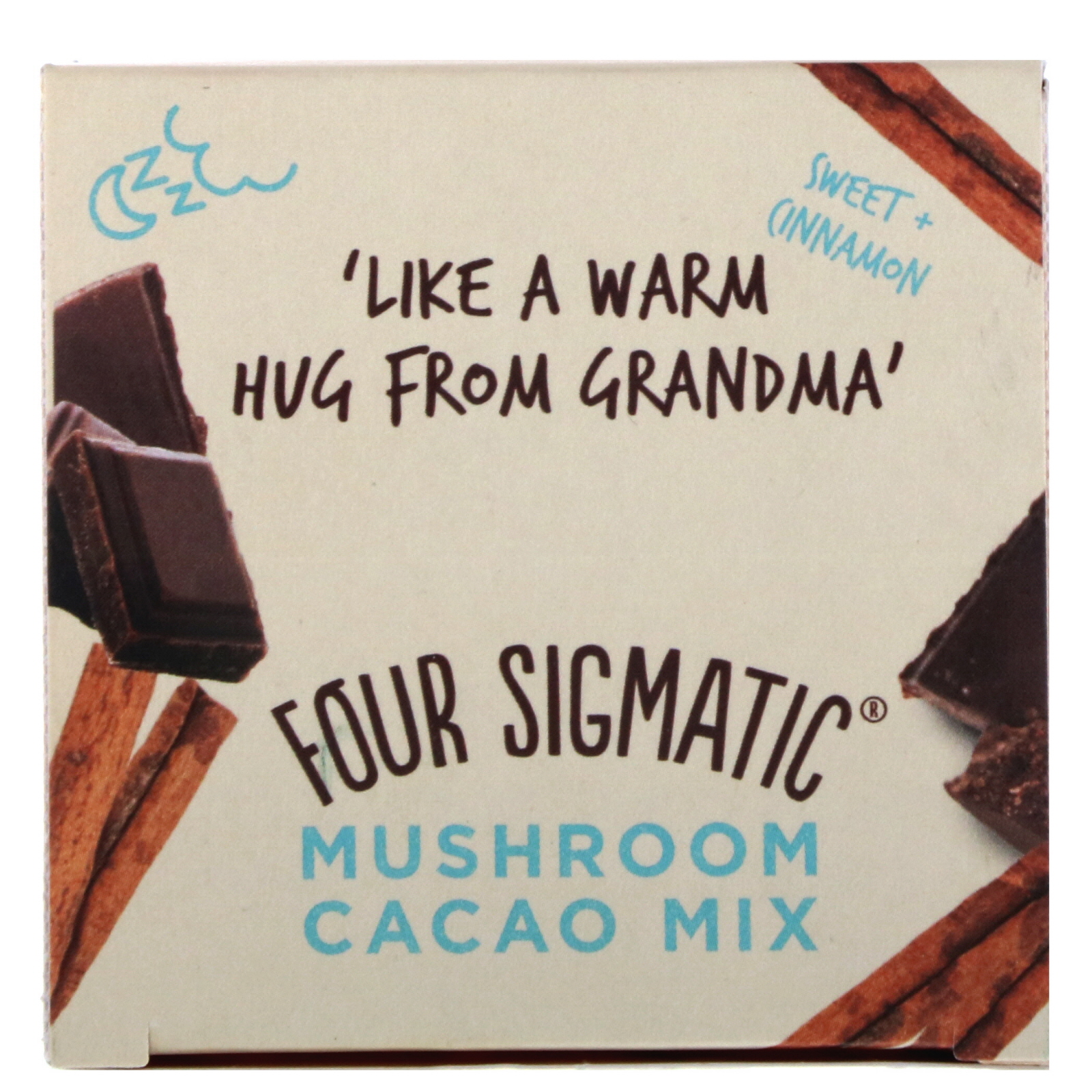 Comprar Four Sigmatic, Mushroom Cacao Mix with Reishi, 10 Packets, 0.21 oz (6 g) Each - Imagem 3