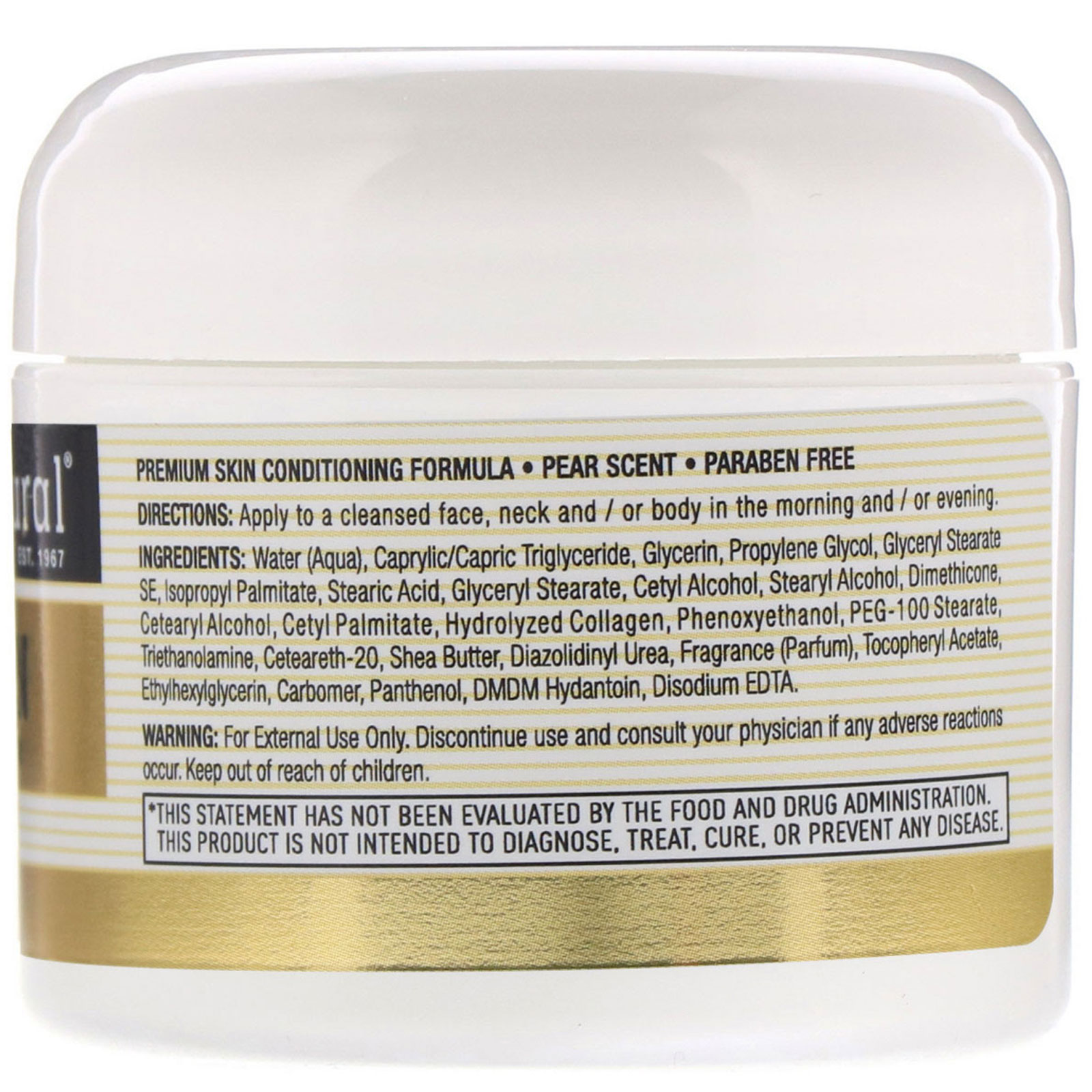 Comprar Mason Natural, Creme Premium de Colágeno para Pele, Perfume de Pera, 57 g (2 oz) - Imagem 2