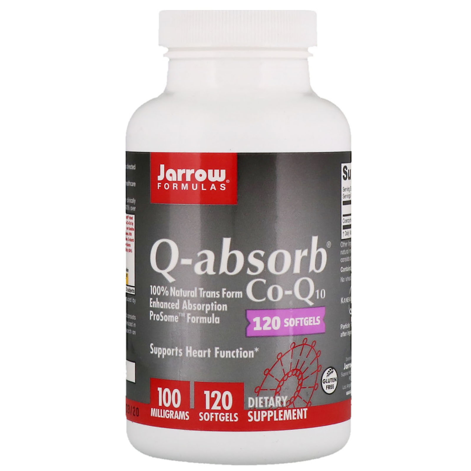 Comprar Jarrow Formulas, Q-absorb Co-Q10, 100 mg, 120 Softgels