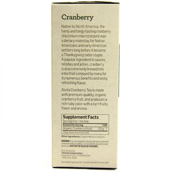 Comprar Alvita, Chá de Cranberry - 24 Sacos de Chá - Imagem 4