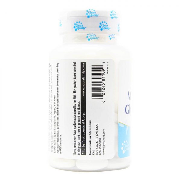 Comprar Kal O magnésio glicinato de 400 mg 90 Tabletes - Imagem 4