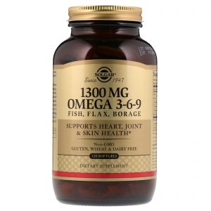 Comprar Solgar, Ômega 3-6-9, 1.300 mg, 120 Softgel