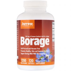 Comprar Jarrow Formulas, Borragem, GLA-240, 1200 mg, 120 Cápsulas Softgel