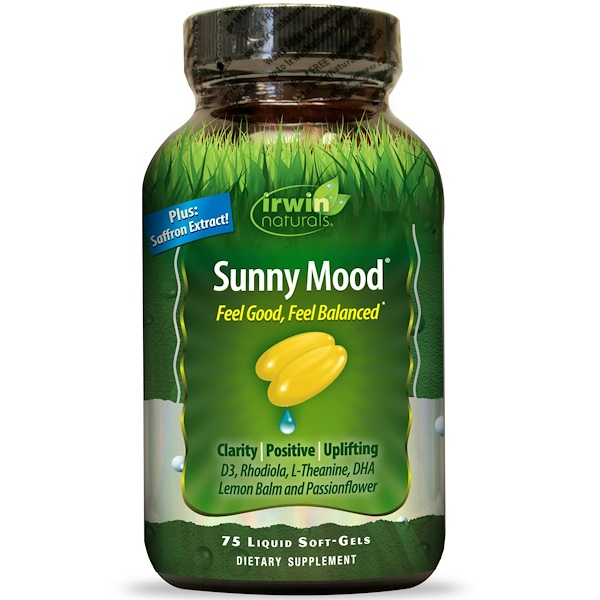 Comprar Irwin Naturals, Humor Ensolarado, 75 cápsulas gelatinosas