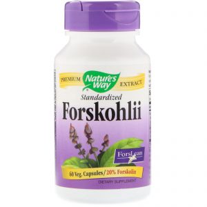 Comprar Nature's Way, Forskohlii, Standardized, 60 Veg. Capsules