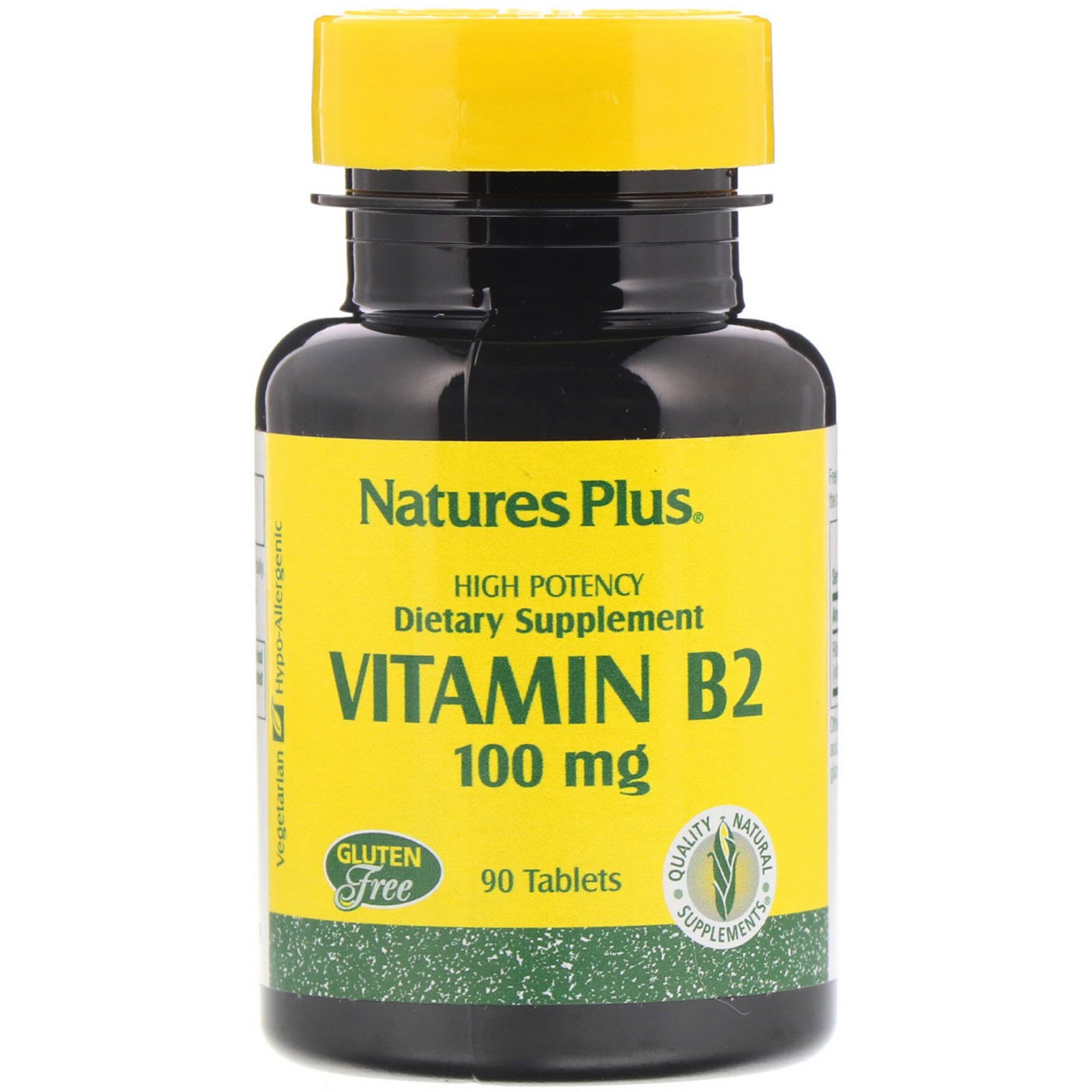 Comprar Nature's Plus, Vitamina B-2, 100 mg, 90 comprimidos
