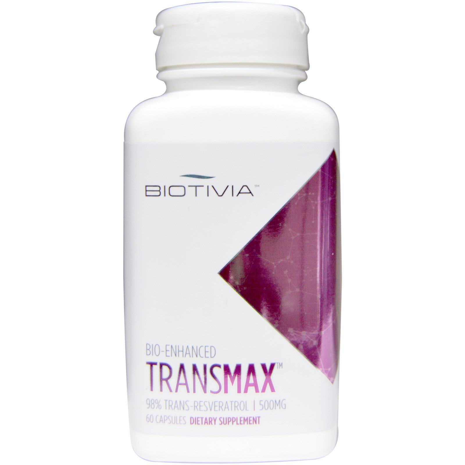 Comprar Biotivia, Transmax, 500 mg, 60 Cápsulas