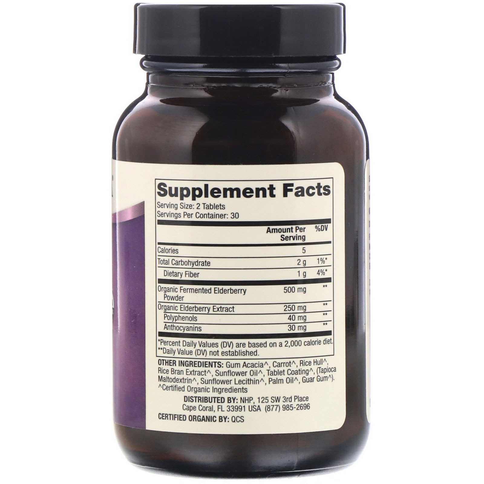 Comprar Dr. Mercola, Sabugueiro Orgânico Fermentado, 60 Comprimidos - Imagem 2