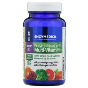 Comprar Enzymedica, Multivitamínico Enzyme Nutrition, Para Mulheres com 50+, 120 Cápsulas