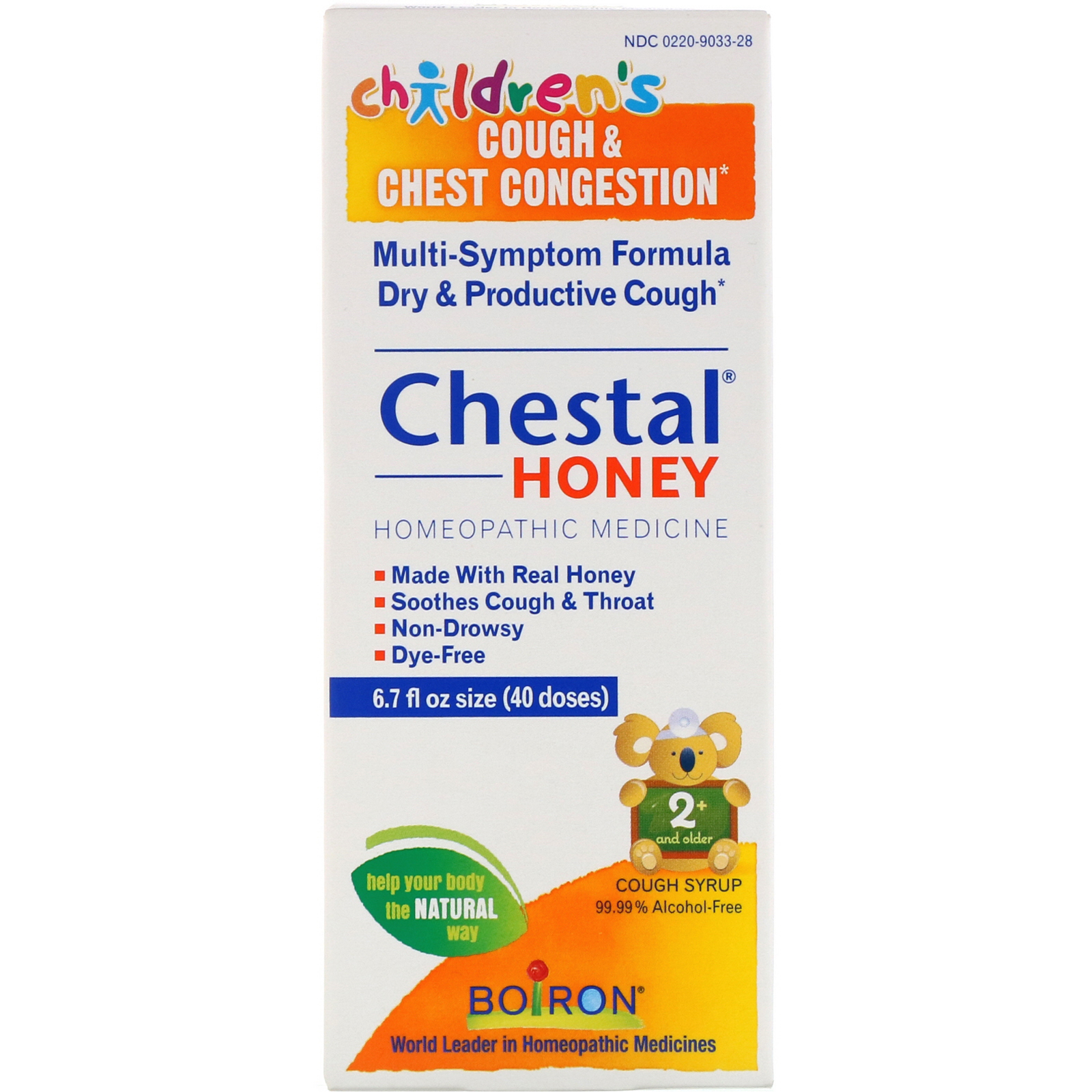 Comprar Boiron, Chestal Honey, Children's Cough & Chest Congestion, 6.7 fl oz (200 ml)