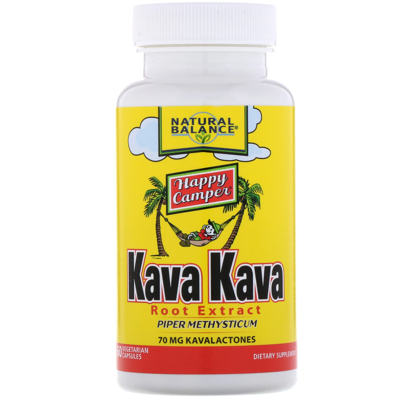 Comprar Natural Balance, Extrato de Kava, 60 cápsulas vegetais - Imagem 3