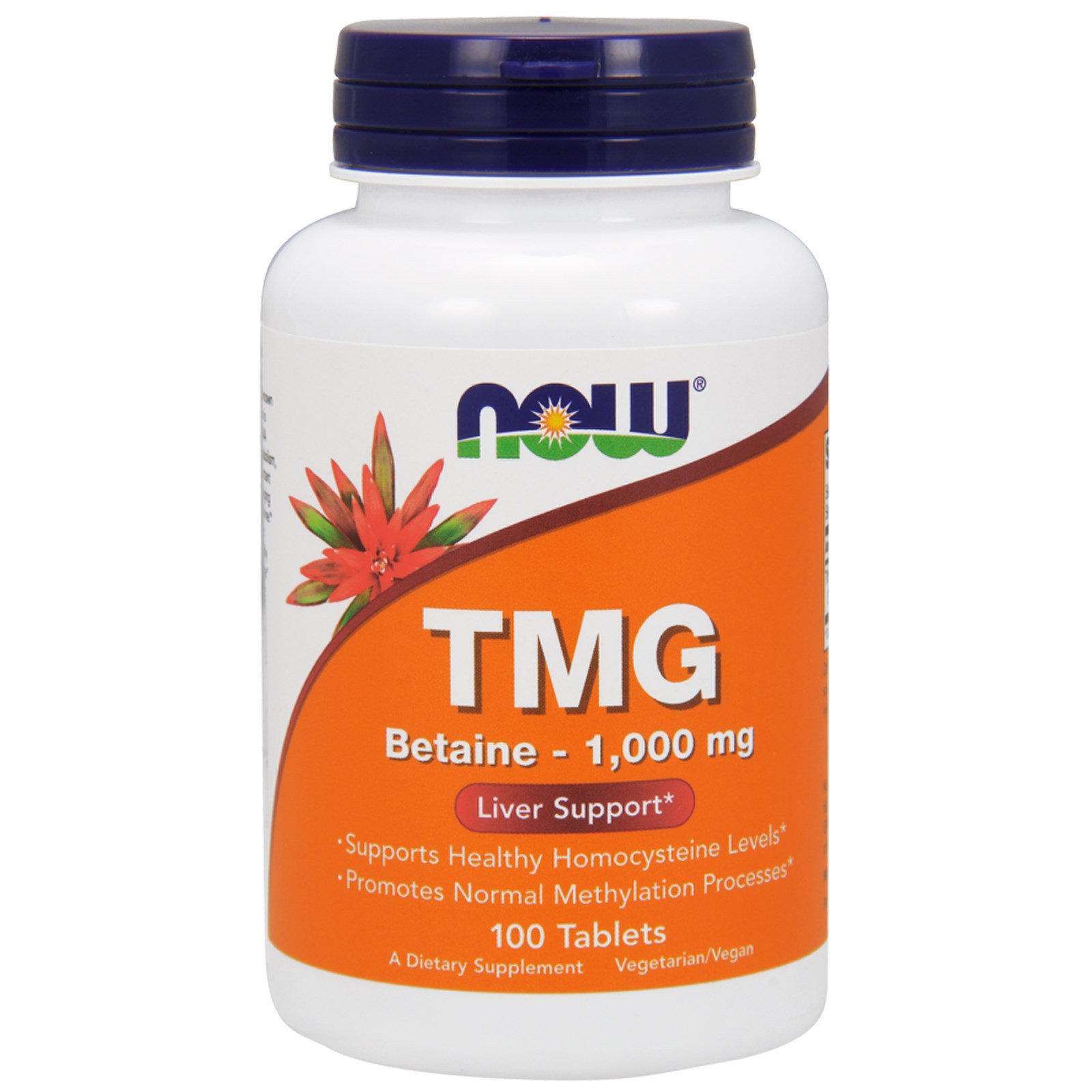 Comprar Now Foods, TMG, 1.000 mg, 100 Comprimidos