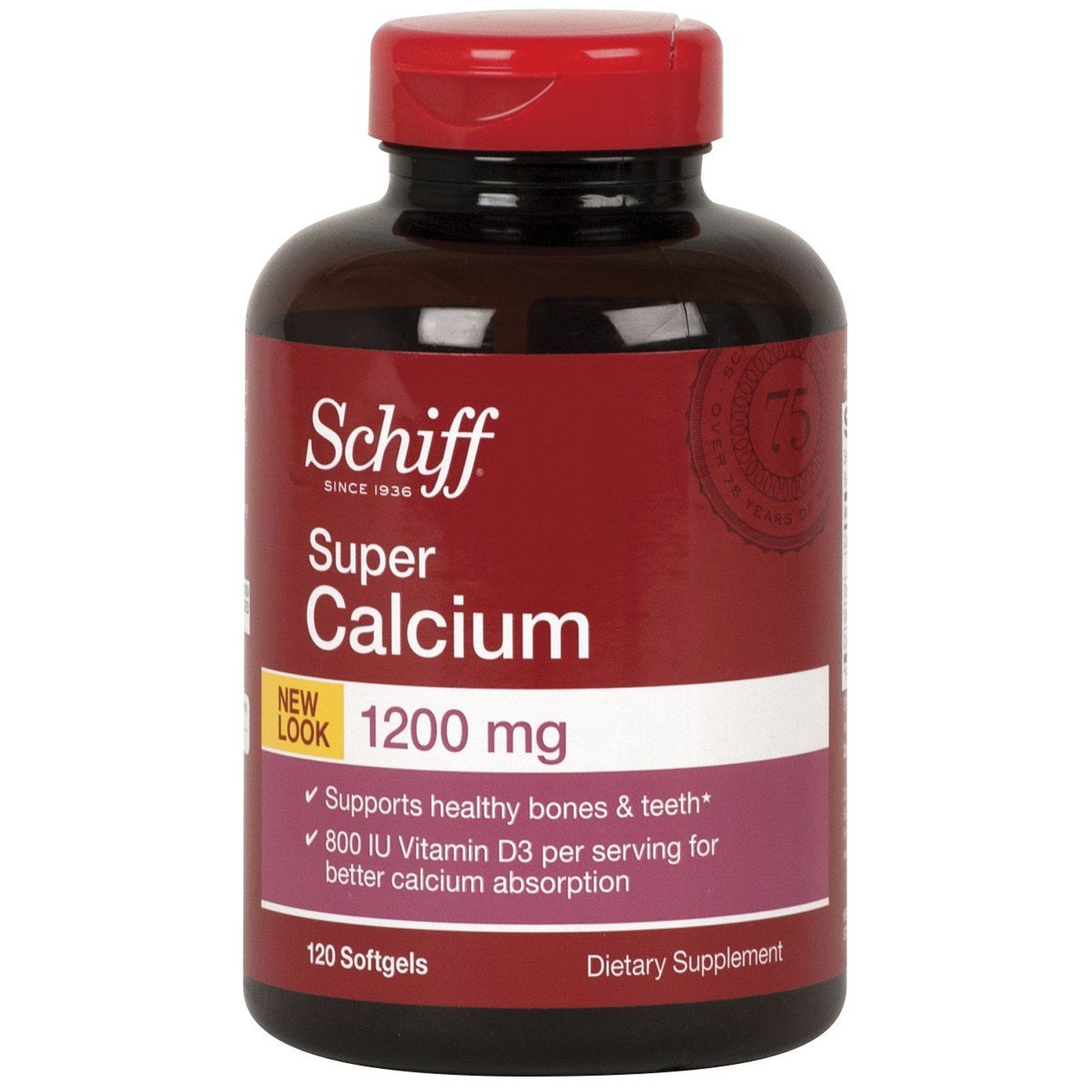 Comprar Schiff, Super Cálcio, 1200 mg, 120 Cápsulas Softgel