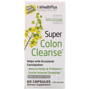 Comprar Health Plus, Super Colon Cleanse, 530 mg, 60 cápsulas