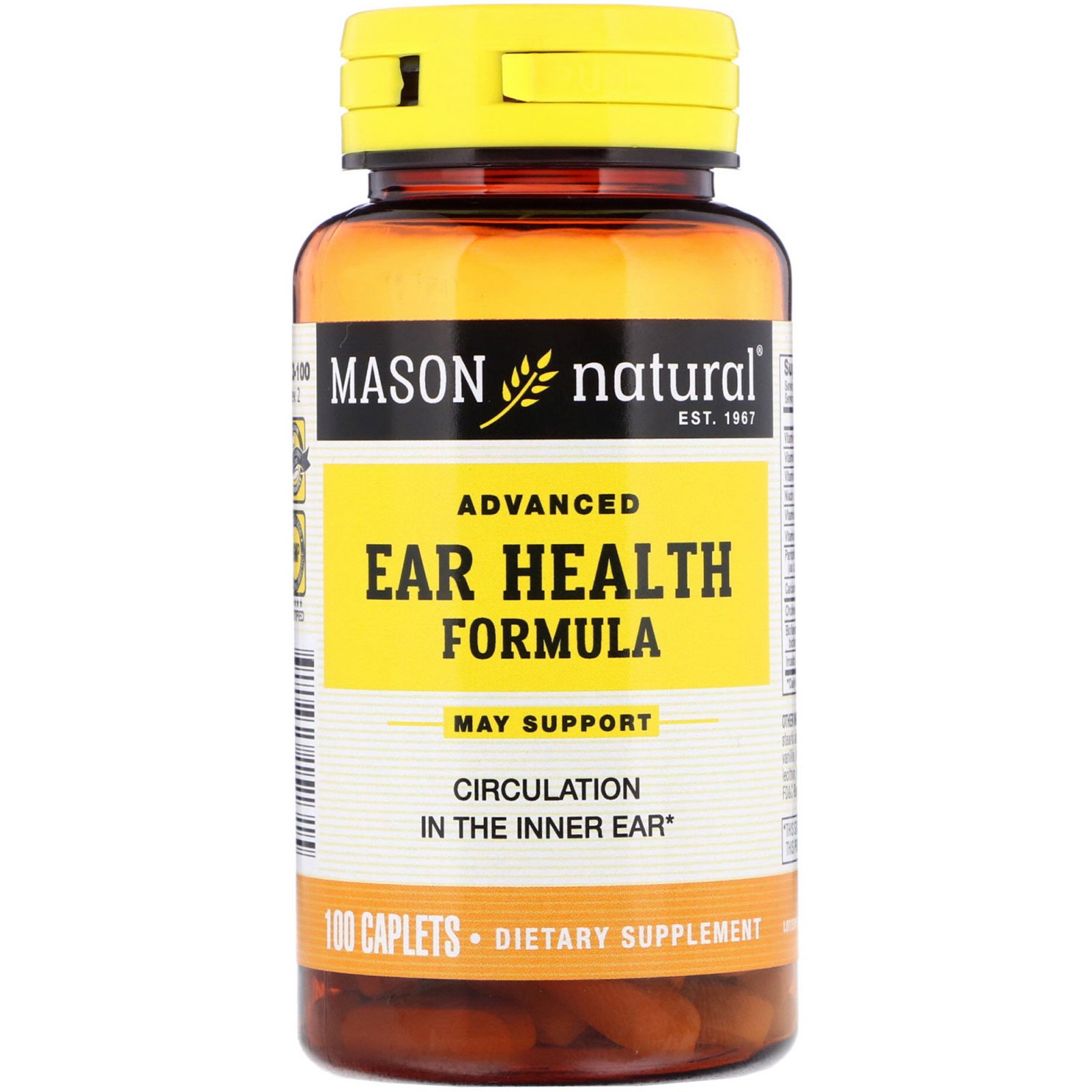 Comprar Mason Natural, Fórmula Avançada Para a Saúde dos Ouvidos, 100 Comprimidos