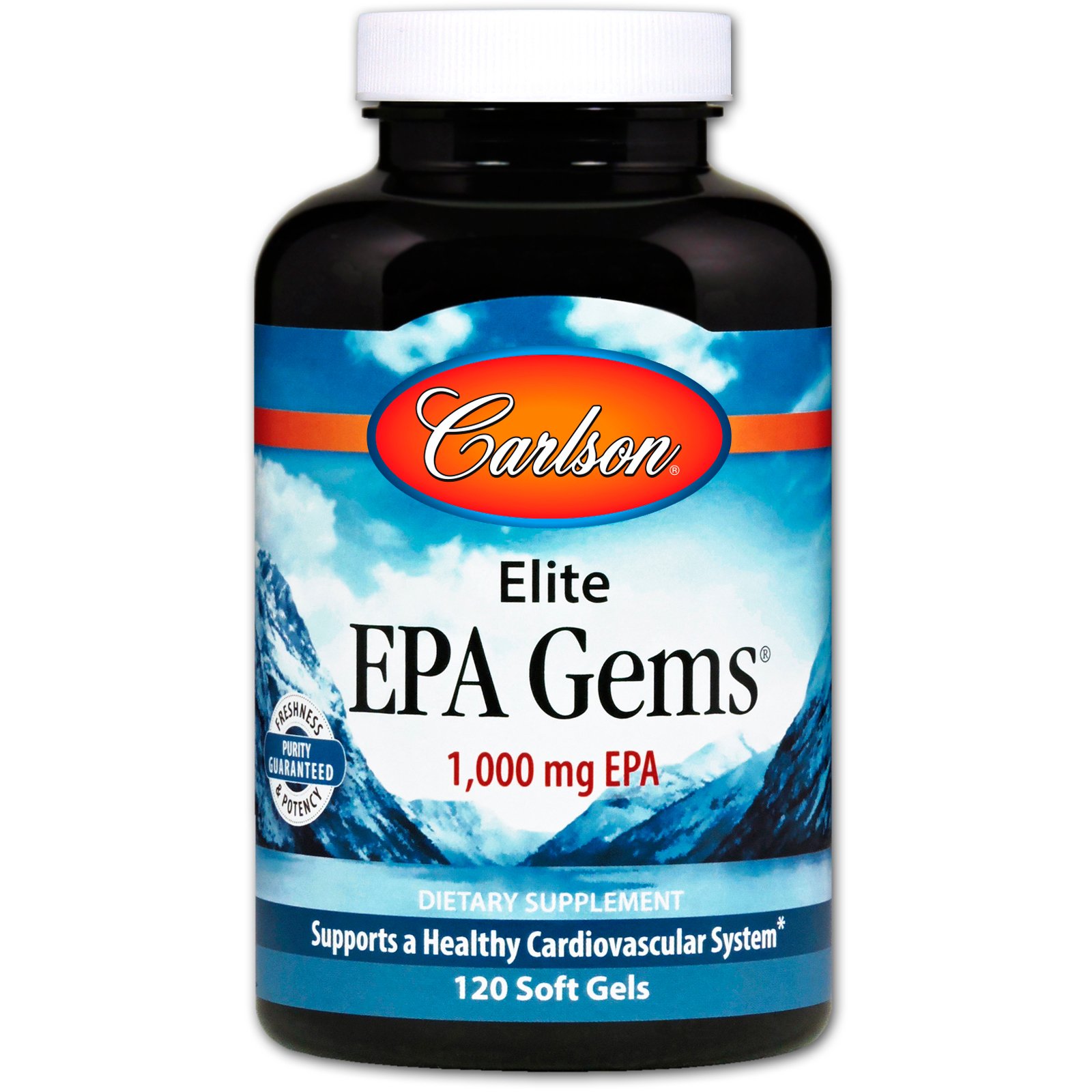 Comprar Carlson Labs, EPA Gems Elite, 1000 mg, 120 Cápsulas Gelatinosas