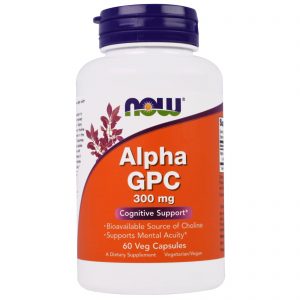 Comprar Now Foods, Alfa GPC, 300 mg, 60Cápsulas Vegetais