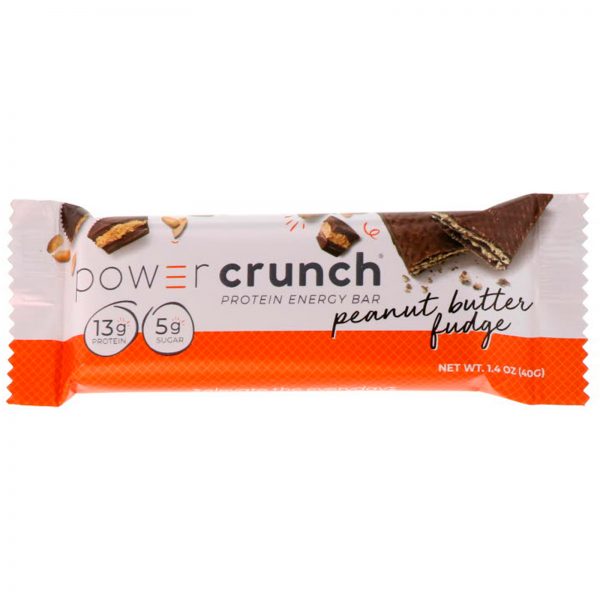 Comprar BNRG, Barra Energética Proteica Power Crunch, Fudge de Manteiga de Amendoim, 12 Barras, 40 g (1,4 oz) Cada - Imagem 4