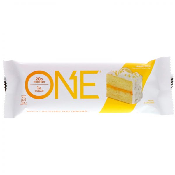 Comprar One Brands, ONE Bar, Lemon Cake, 12 Bars, 2.12 oz (60 g) Each - Imagem 4