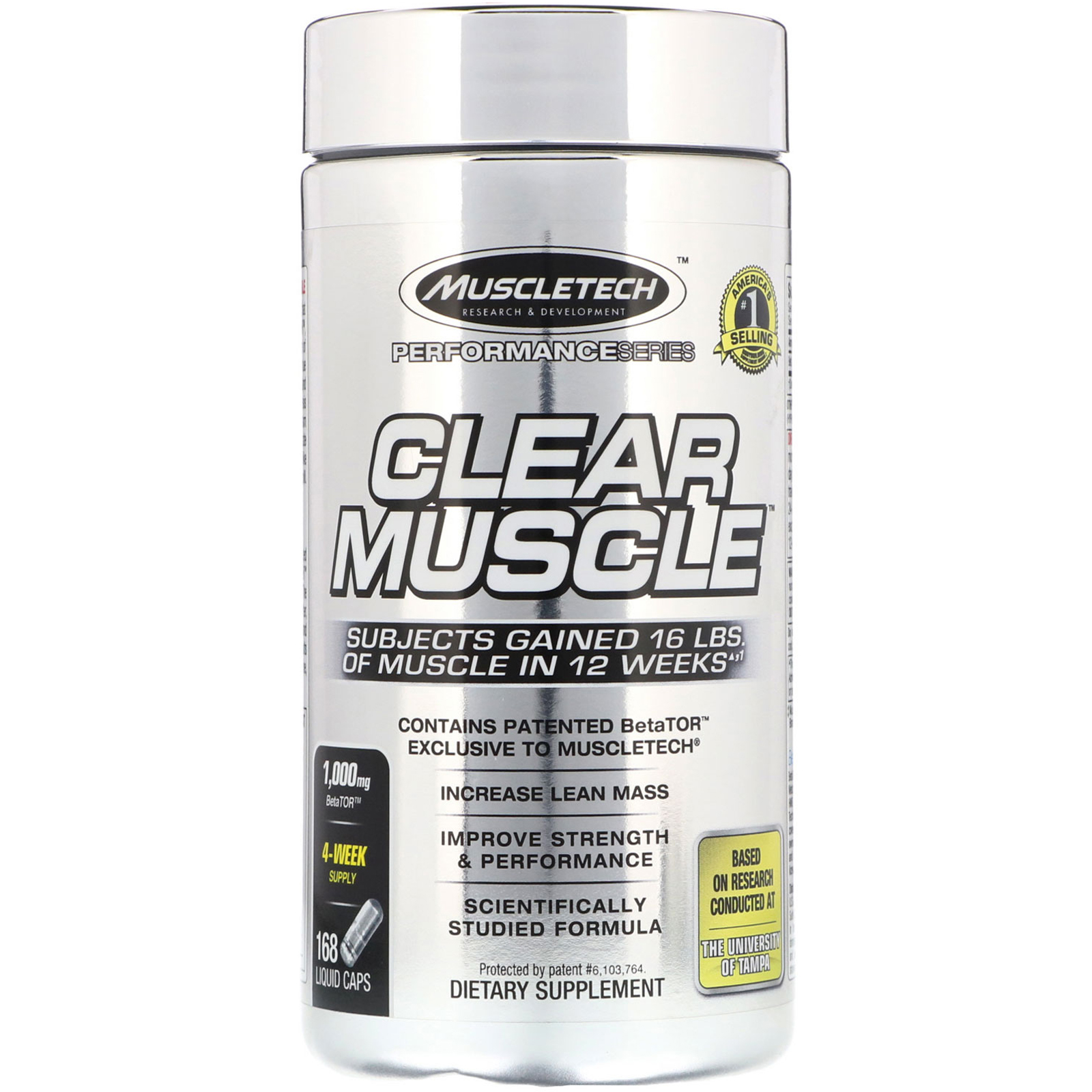 Comprar Muscletech, Performance Series, Clear Muscle, 168 Cápsulas Líquidas