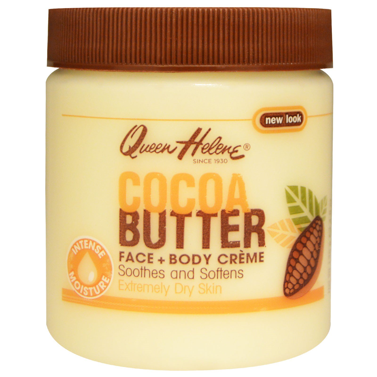 Comprar Queen Helene, Creme Facial + Corporal de Manteiga de Cacau, 4.8 oz (136 g)