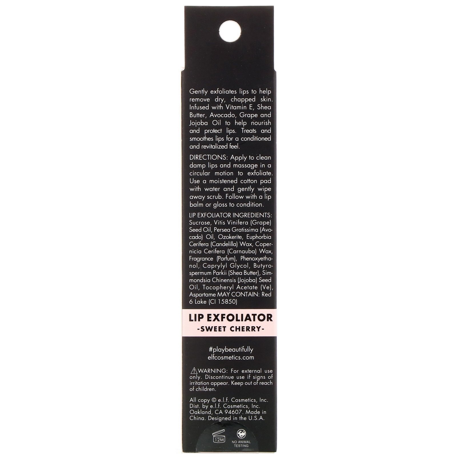 Comprar E.L.F., Esfoliante Labial, Sweet Cherry, 3,2 g (0,11 oz) - Imagem 3