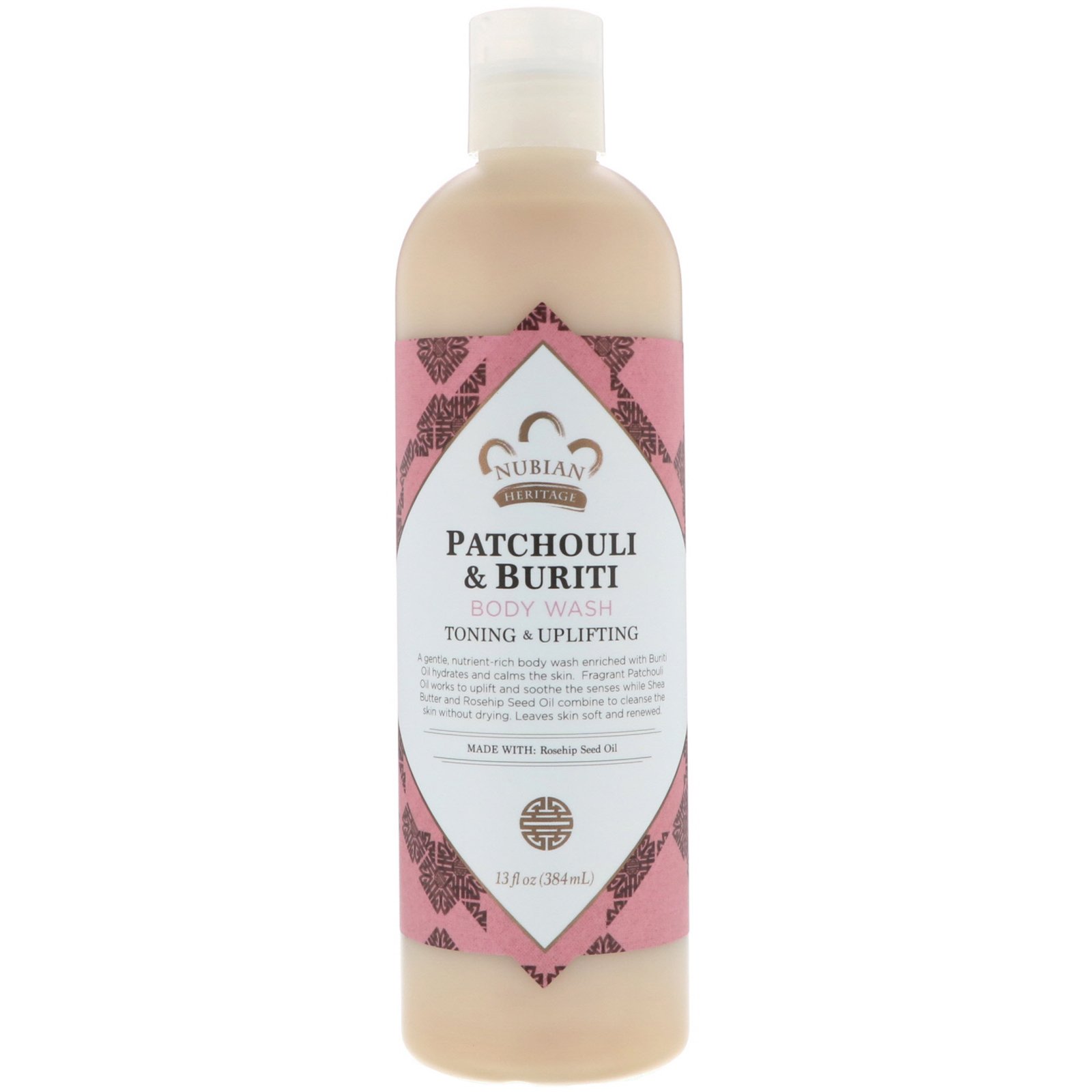 Comprar Nubian Heritage, Sabonete Líquido Corporal, Patchouli e Buriti, 384 ml (13 fl oz)