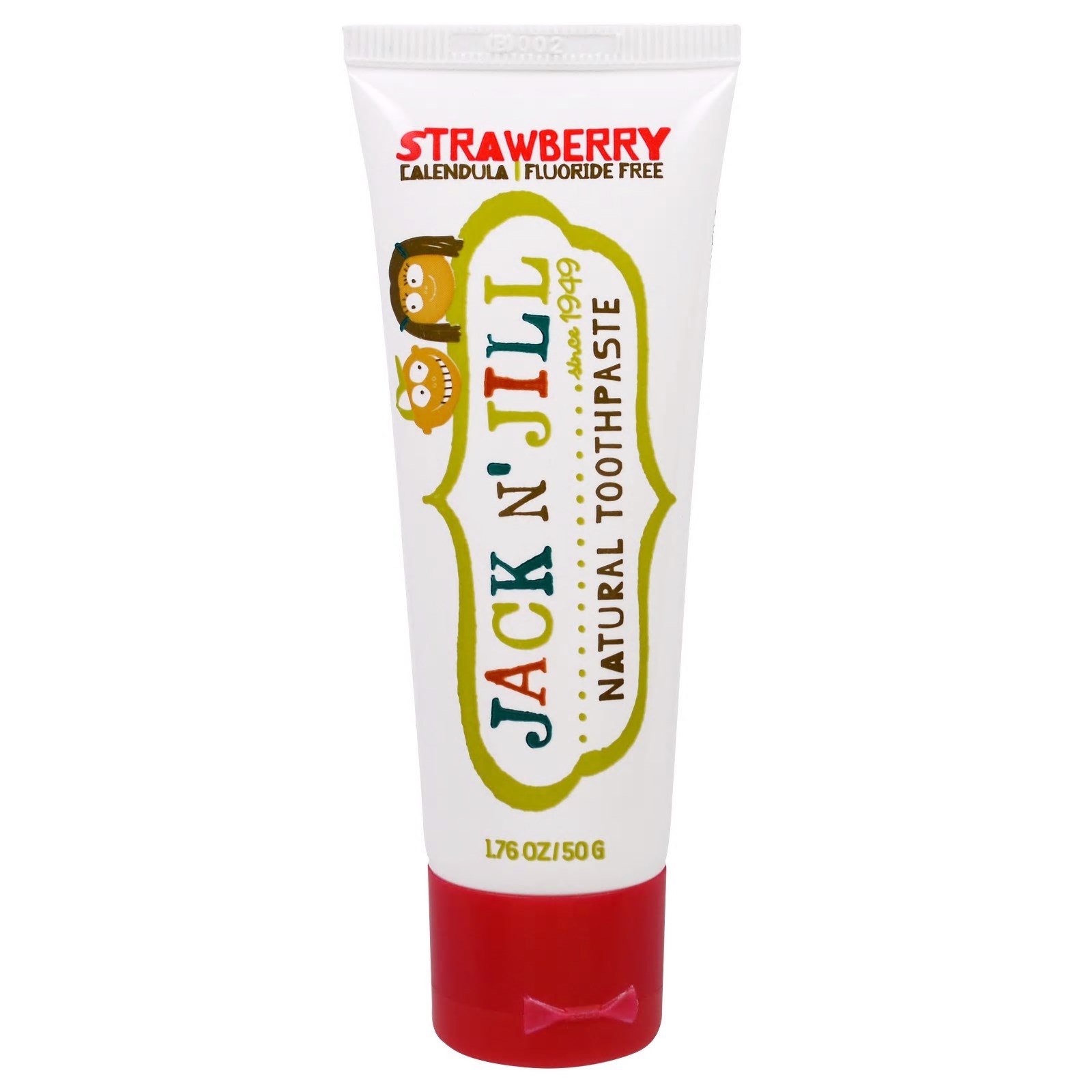Comprar Jack n' Jill, Creme Dental Natural, com Morangos Orgânicos Certificados, 50 g (1,76 oz)