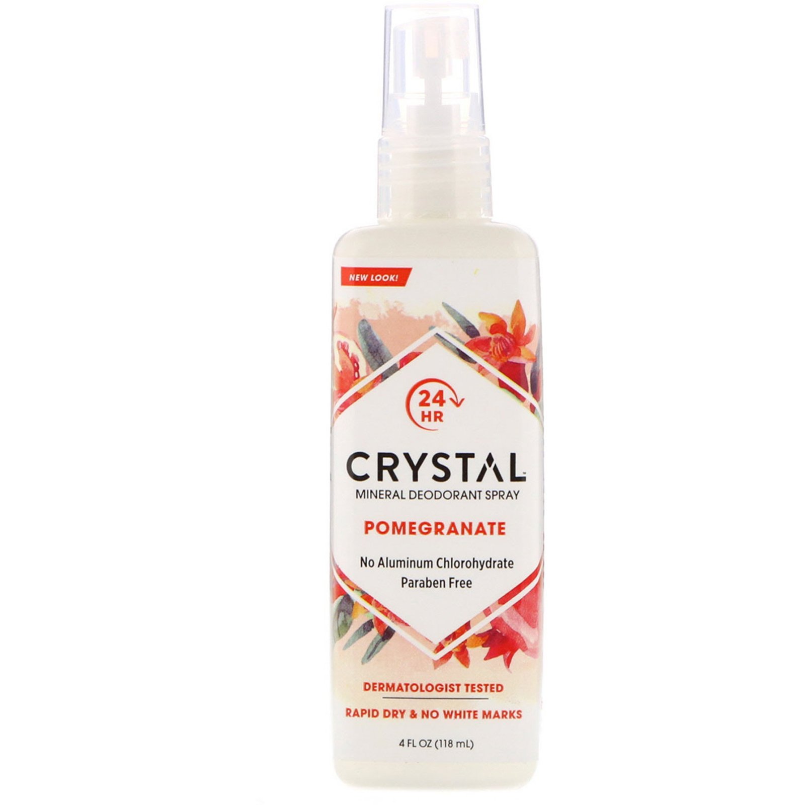 Comprar Crystal Body Deodorant, Mineral Deodorant Spray, Pomegranate, 4 fl oz (118 ml)