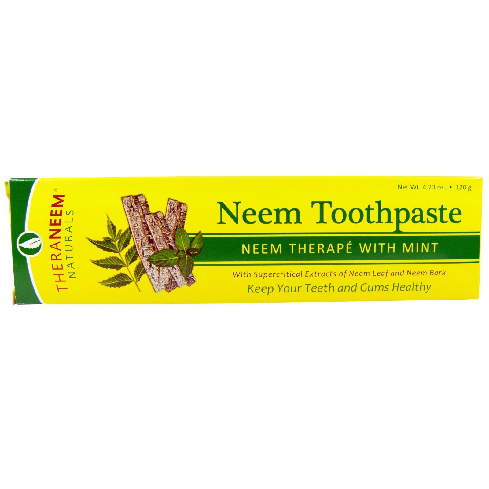 Comprar Organix South, TheraNeem Naturals, Neem Therapé with Mint, Neem Toothpaste, 4.23 oz (120 g)