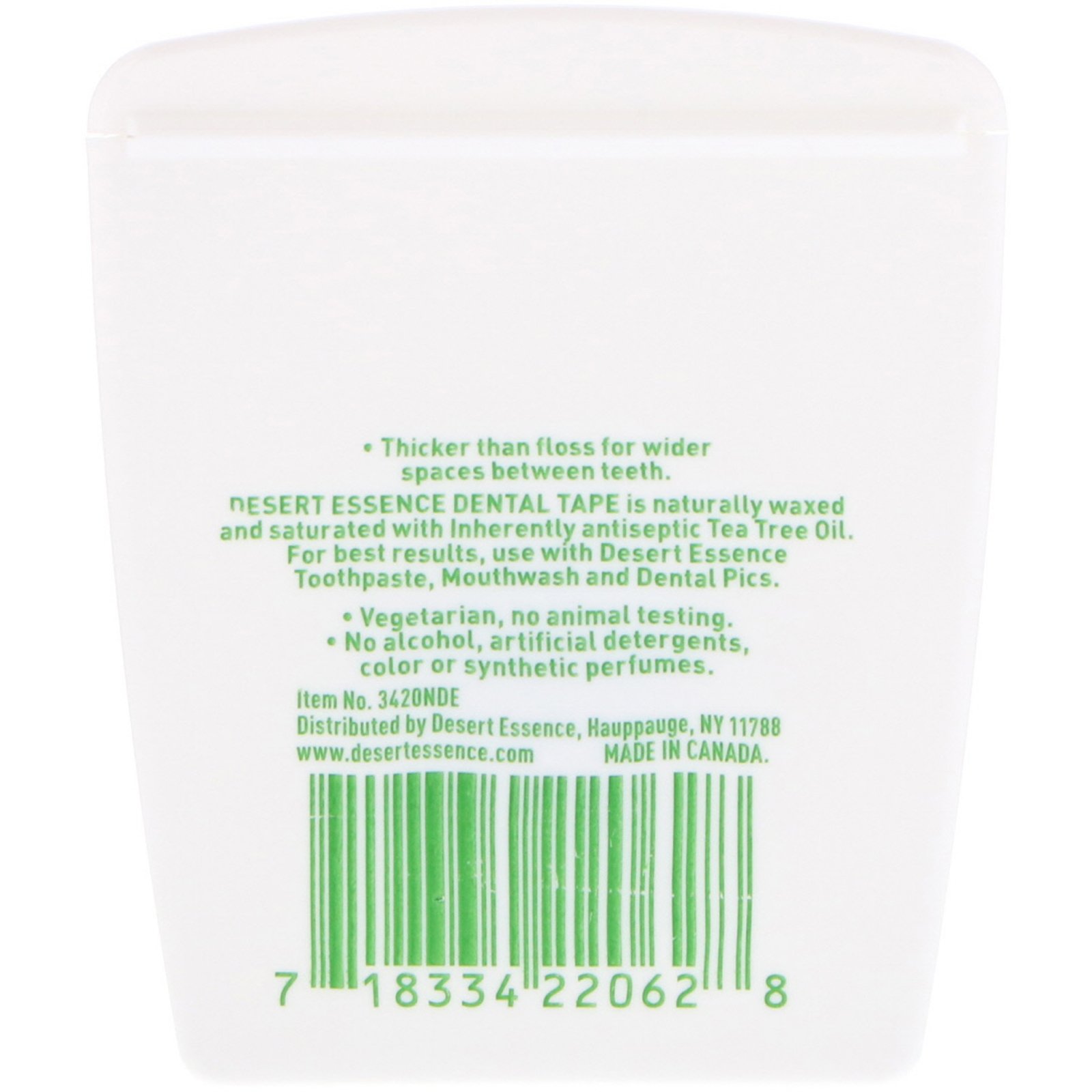 Comprar Desert Essence, Fita Dental com Óleo de Árvore do Chá, Encerada, 27,4 m - Imagem 2