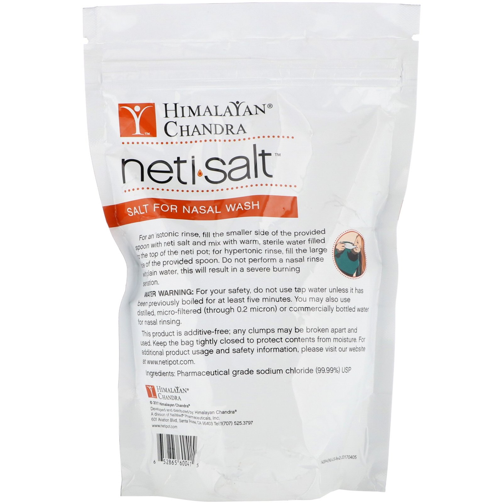 Comprar Himalayan Institute, Neti Salt, Salt for Nasal Wash, 1.5 lbs (680.3 g) - Imagem 2