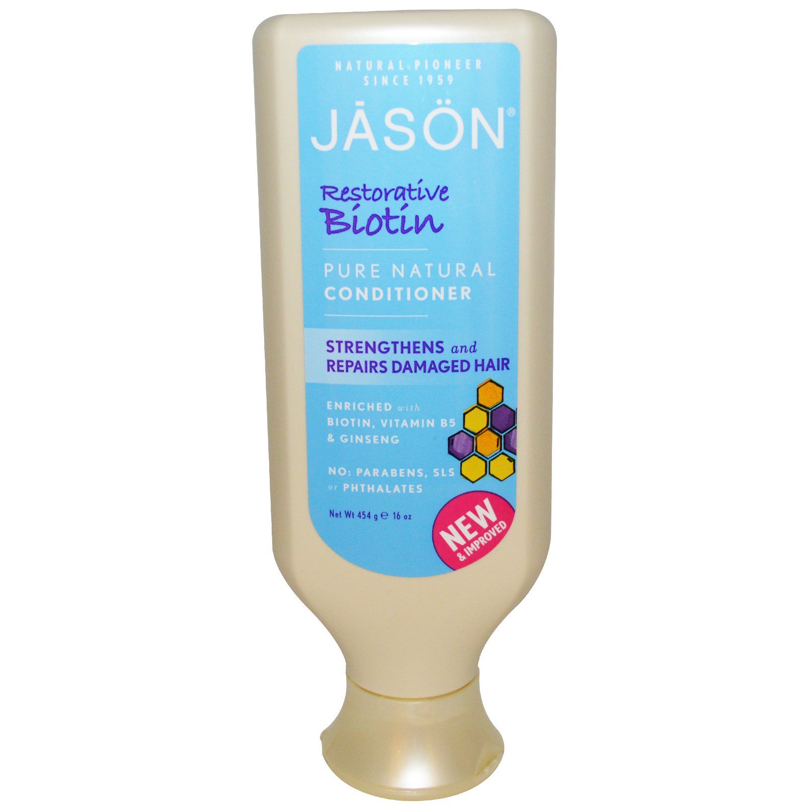 Comprar Jason Natural, Condicionador, Biotina Reparadora, 16 oz (454 ml)