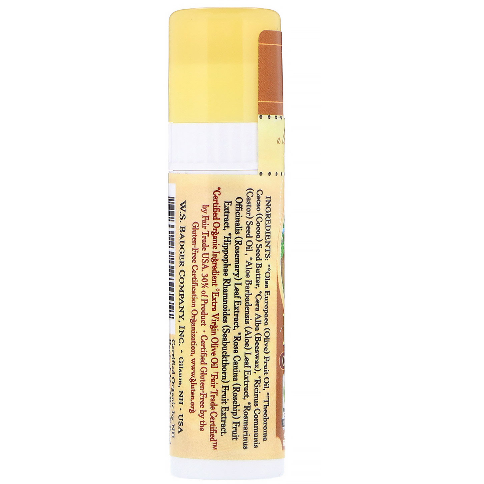 Comprar Badger Company, Balm Labial Manteiga de Cacau, Laranja Doce, 7 g (0.25 oz) - Imagem 2