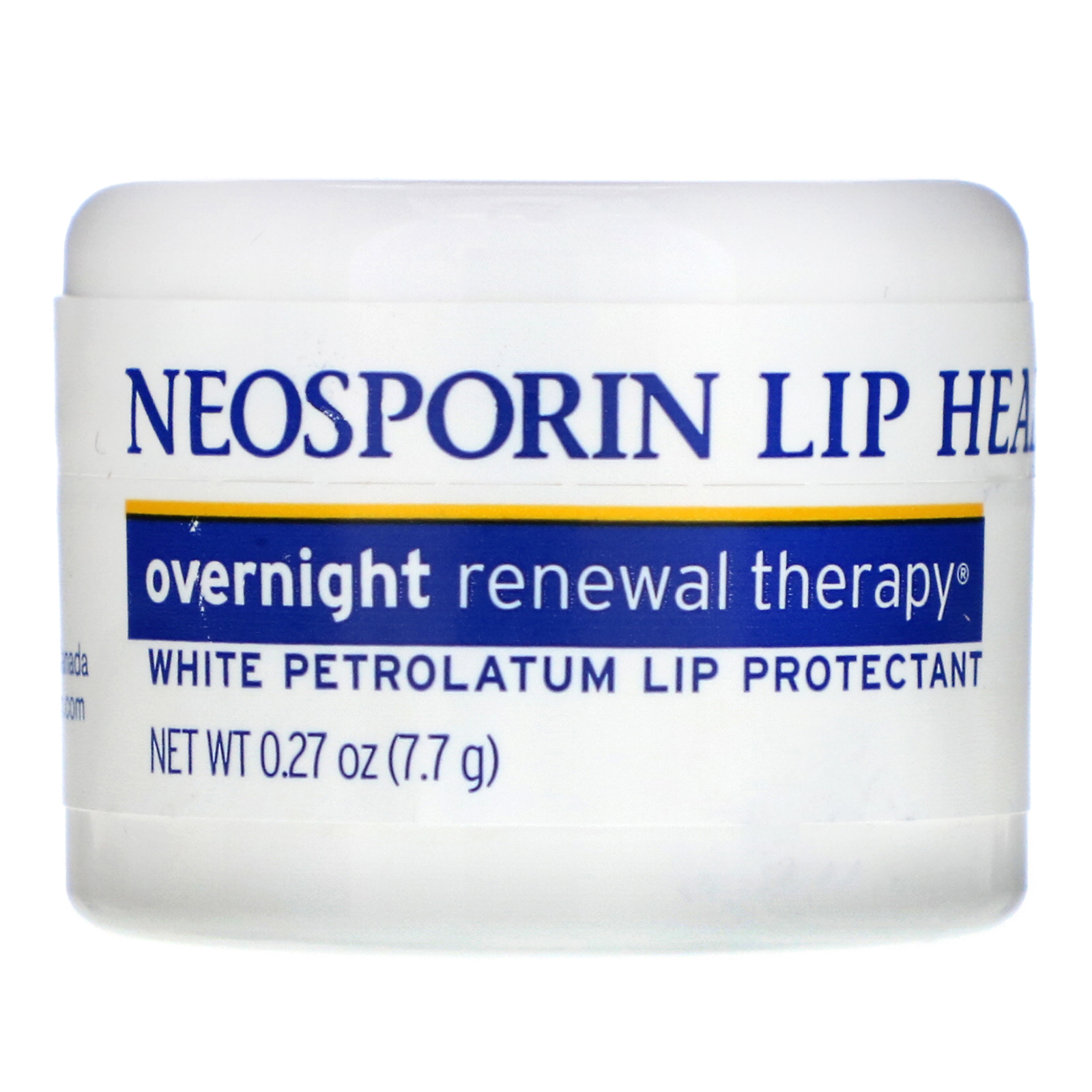 Comprar Neosporin, Terapia de Renovação Noturna, Protetor Labial de Vaselina Branca, 0,27 oz (7,7 g)