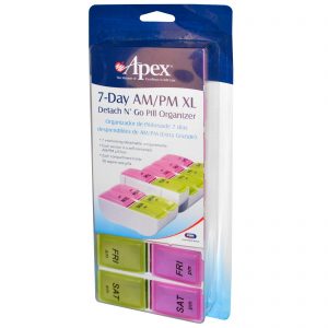 Comprar Apex, 7 Dias Manhã/Noite, Extra-Grande, 1 Porta-Comprimido