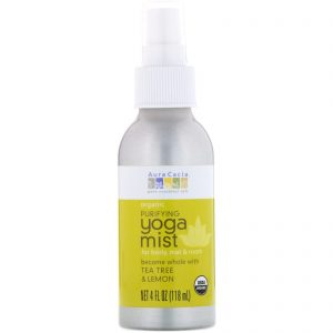Comprar Aura Cacia, Orgânico, Yoga Mist, Purificante, Limão e Árvore de Chá, 4 fl oz (118 ml)