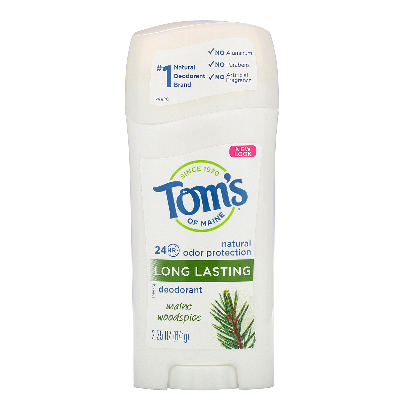 Comprar Tom's of Maine, Natural Deodorant, Long Lasting, Maine Woodspice, 2.25 oz (64 g)