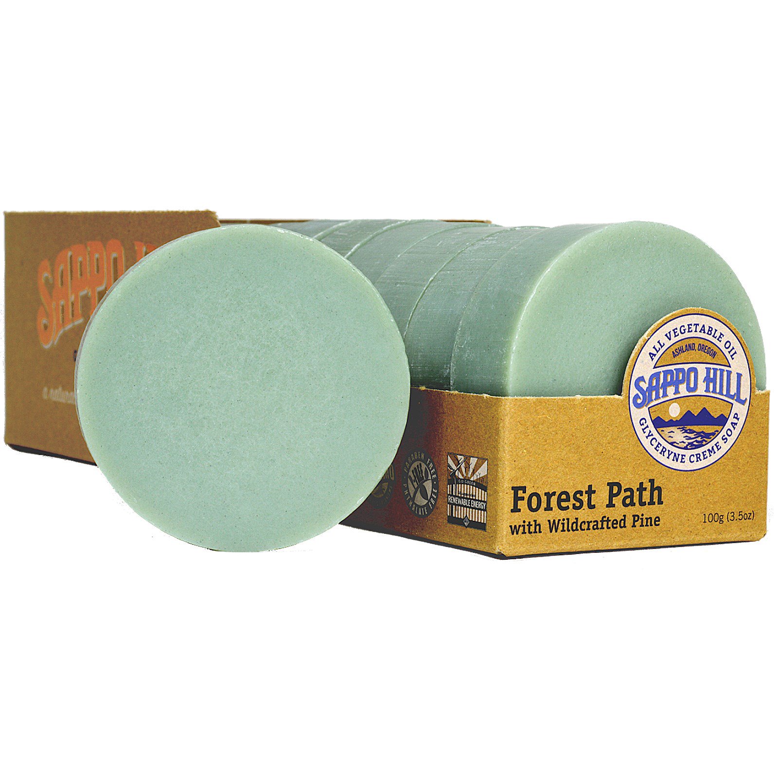 Comprar Sappo Hill, Sabonete Cremoso de Glicerina, Pinho Selvagem da Floresta, 12 Barras, 3,5 oz (100 g)