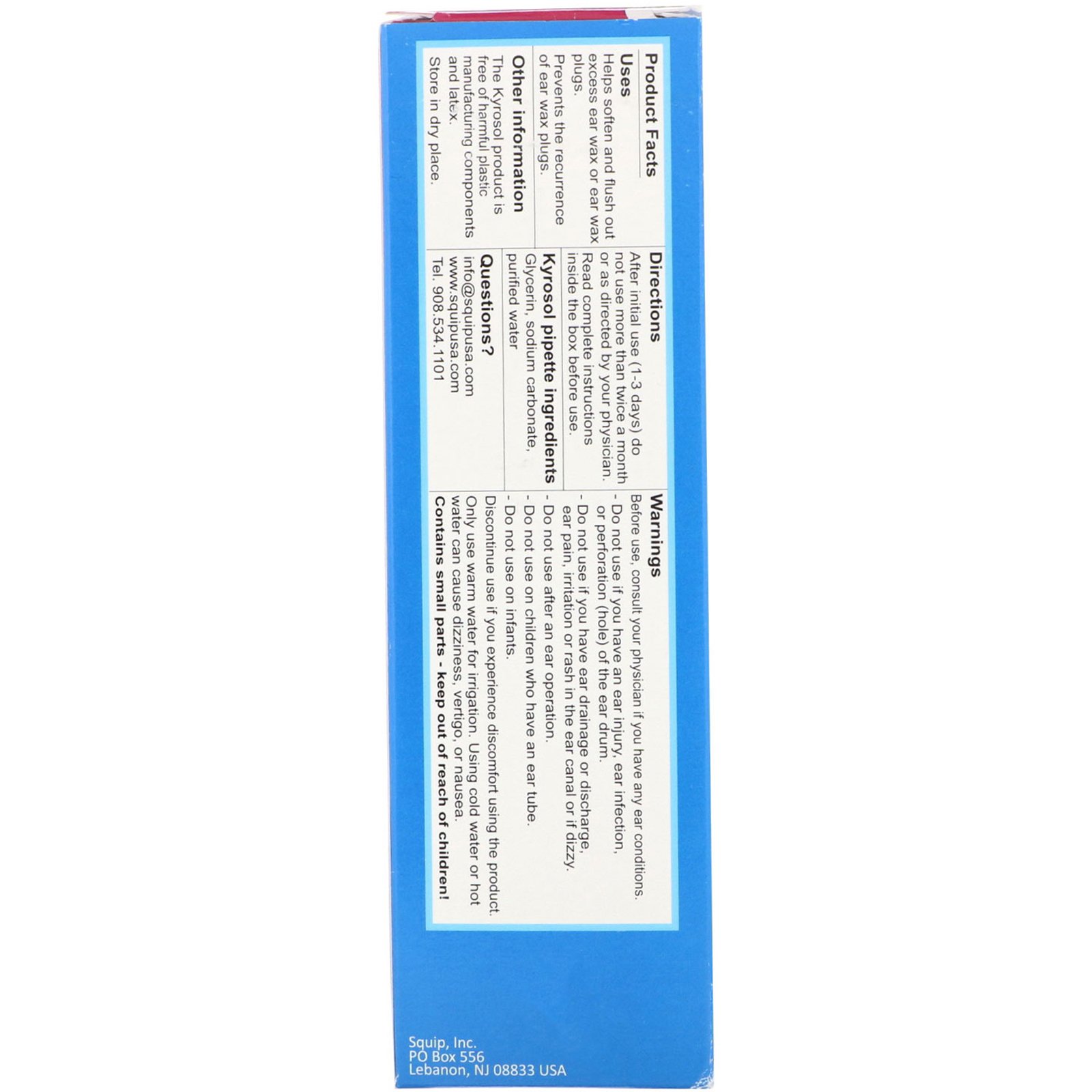 Comprar Squip, Kyrosol, Kit Removedor de Cera de Ouvido, Kit com 5 Peças - Imagem 2