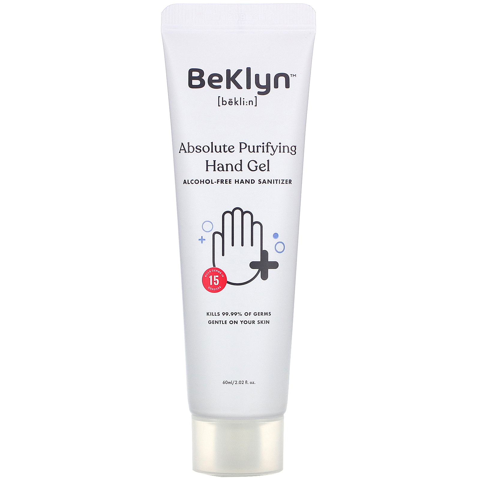 Comprar BeKLYN, Absolute Purifying Hand Gel, Alcohol-Free Hand Sanitizer, 2.02 fl oz (60 ml)