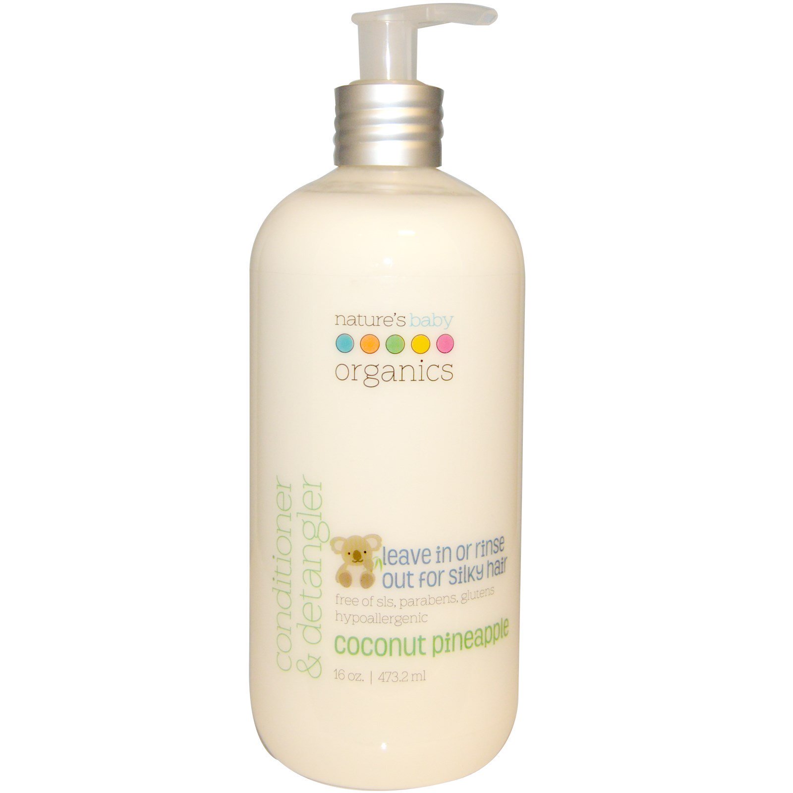 Comprar Nature's Baby Organics, Condicionador e Desembaraçador, Coco Abacaxi, 16 oz (473,2 ml)