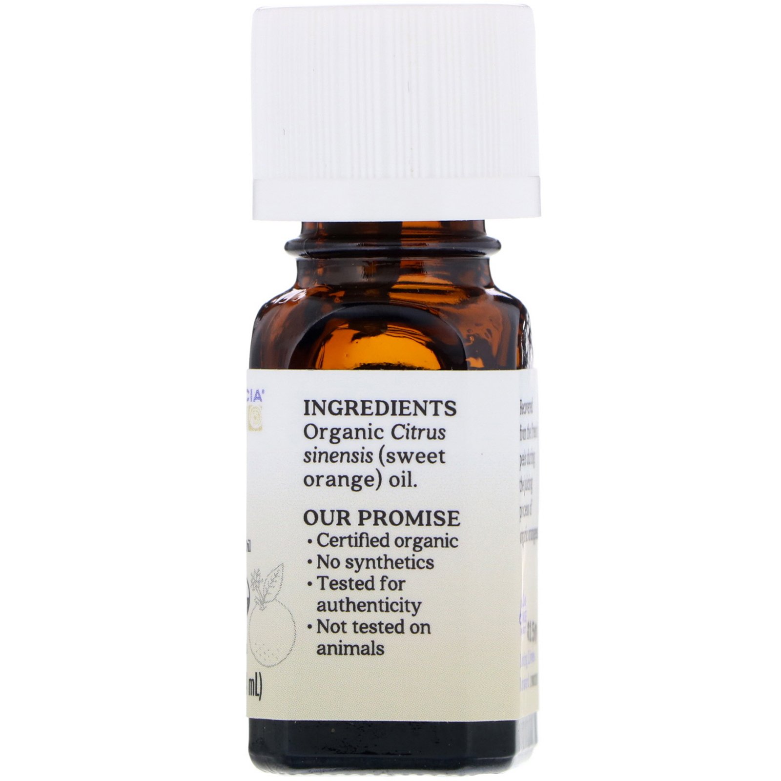 Comprar Aura Cacia, Organic, Sweet Orange, .25 fl oz (7.4 ml) - Imagem 2