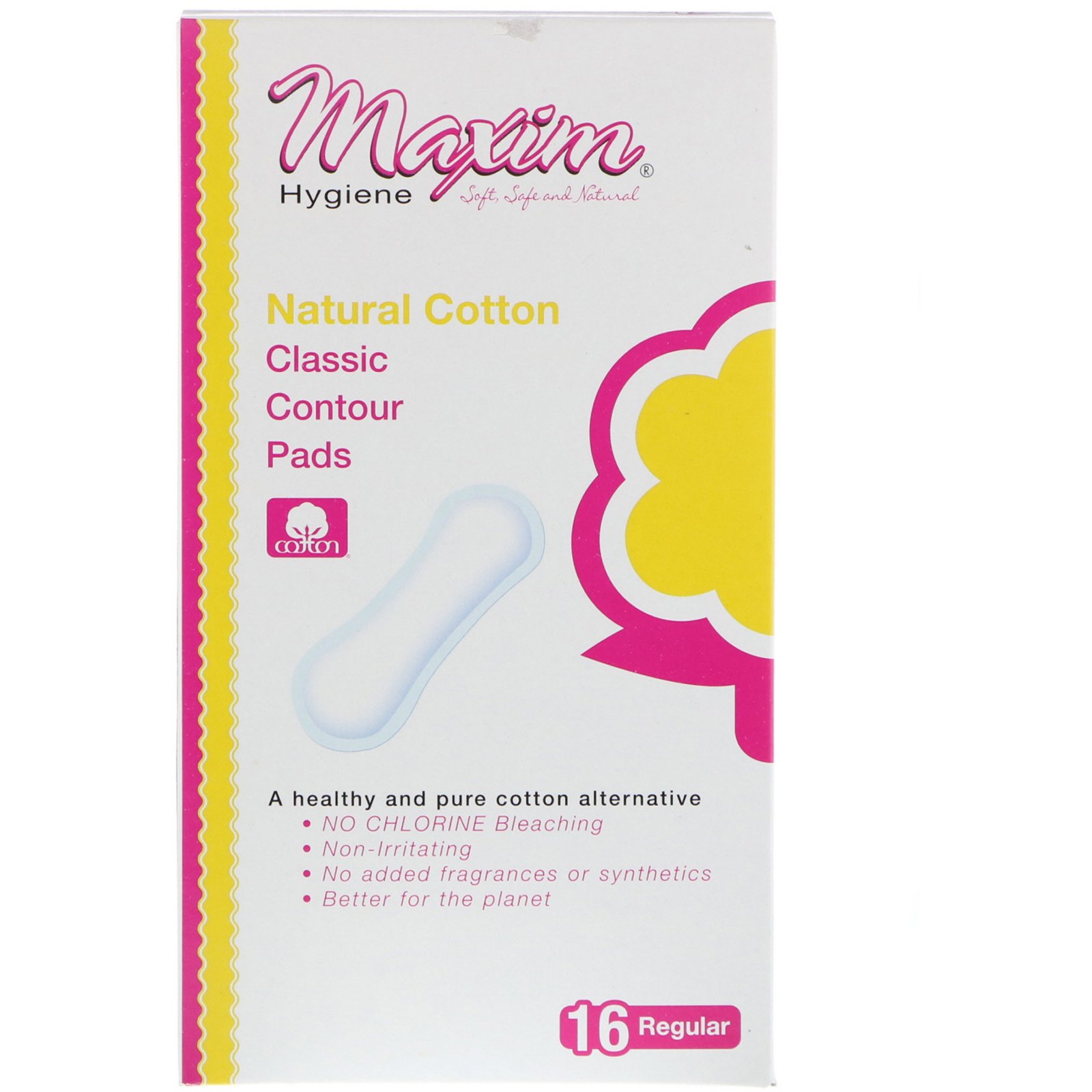 Comprar Maxim Hygiene Products, Absorventes Classic Contour, Regular, Sem Perfume, 16 Absorventes